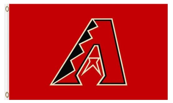 Arizona Diamondbacks Red flag 3X5Ft Banner USA Polyester with Brass Grommets