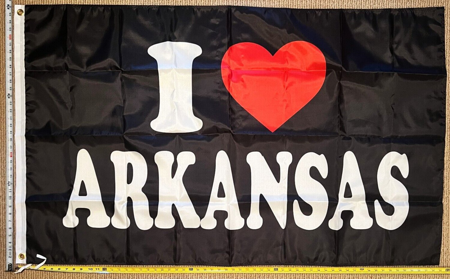 Arkansas Flag Beer America Man Cave Sign Poster USA 3x5'