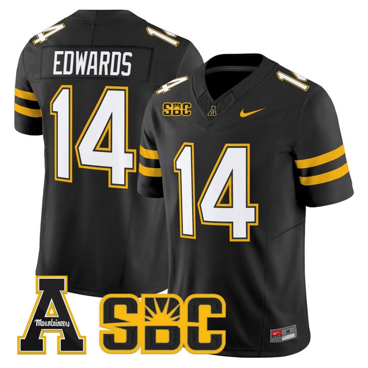 Armanti Edwards Jersey #14 App State Mountaineers 2025 Vapor Limited Stitched