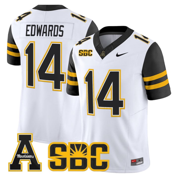 Armanti Edwards Jersey #14 App State Mountaineers 2025 Vapor Limited Stitched