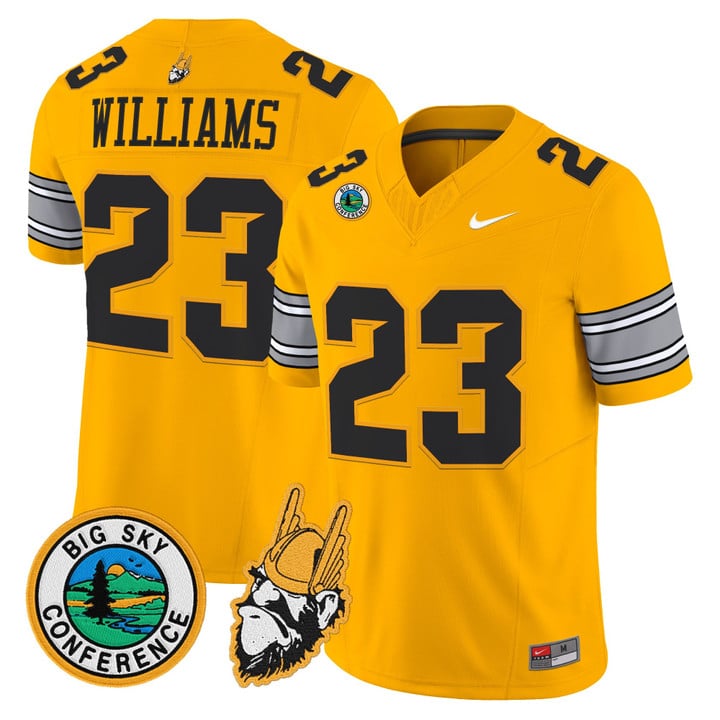 Art Williams Jersey #23 Idaho Vandals 1975 Throwback Limited Stitched Gold