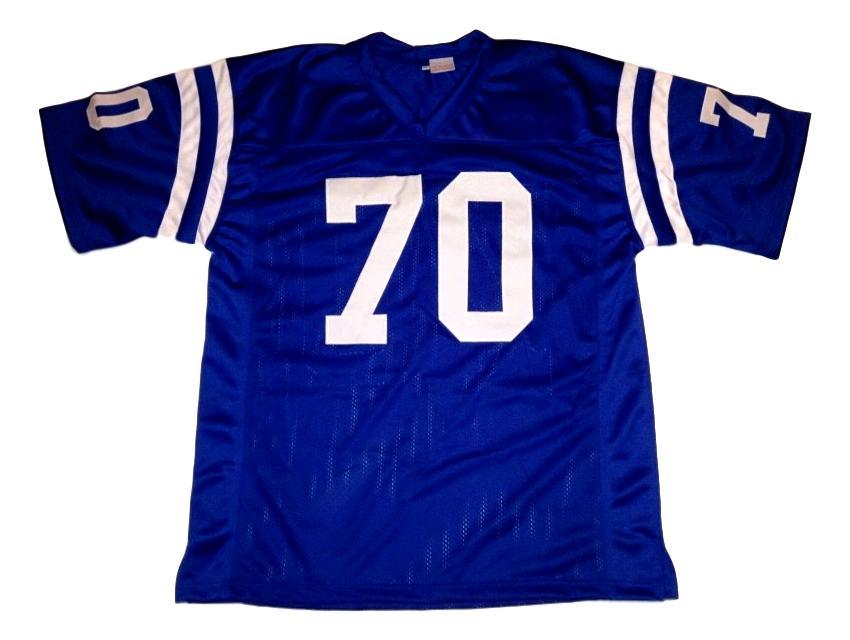 Art Donovan Jersey #70 Custom Unsigned Football Jerseys Stitched Blue