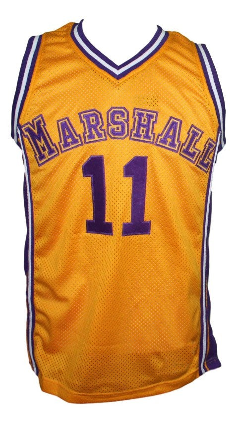 Arthur Agee Jersey #11 Hoop Dreams Movie Basketball New Sewn Yellow Stitched