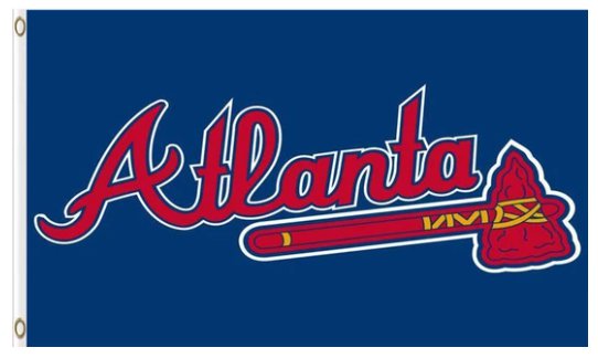 Atlanta Braves Baseball Club flag 3X5Ft Banner USA Polyester with Brass Grommets