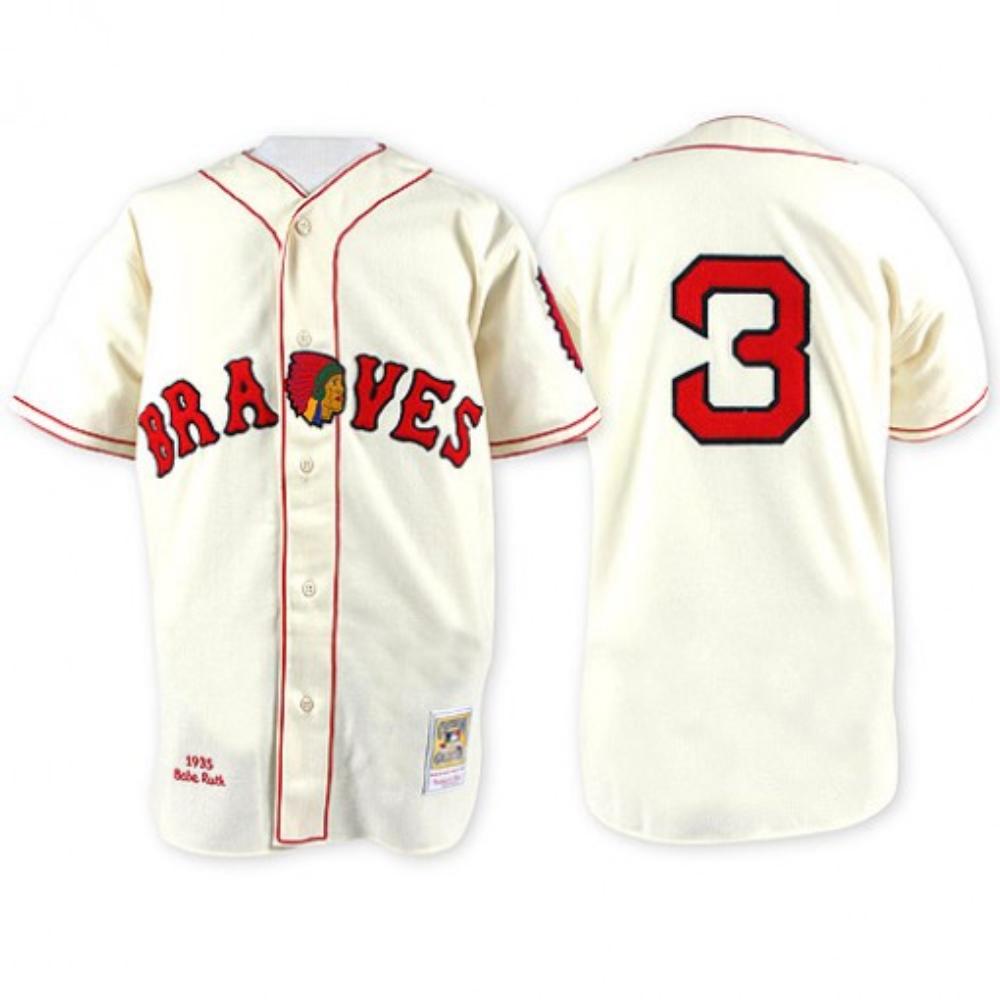 Atlanta Braves Dale Murphy Cream 1935 Throwback Jersey