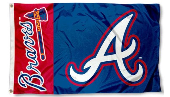 Atlanta Braves Nation Sport flag 3X5Ft Banner USA Polyester with Brass Grommets