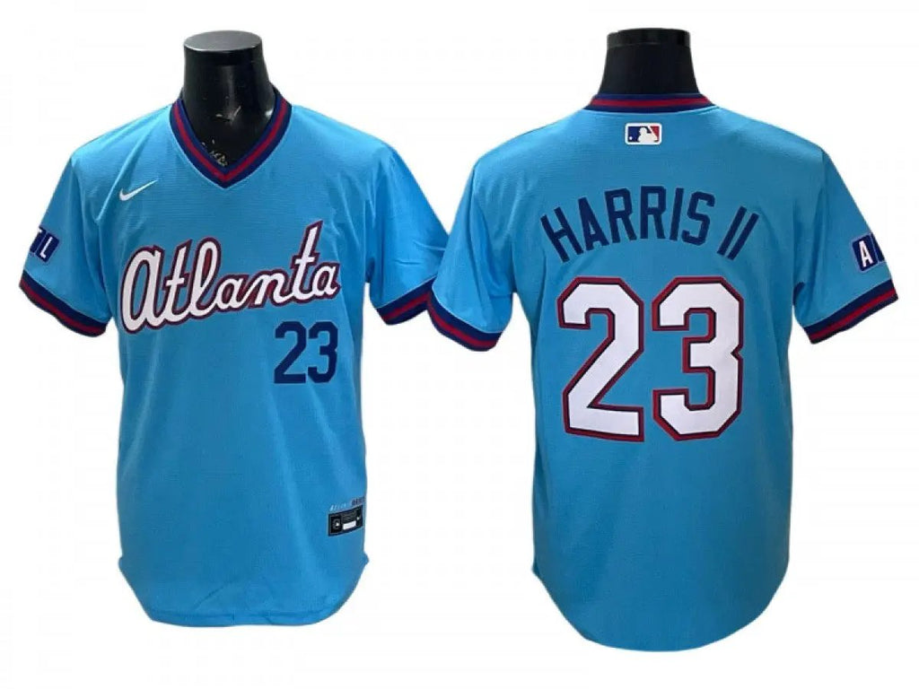 Atlanta Braves #23 Michael Harris 2026 City Connect Jersey - Powder Blue