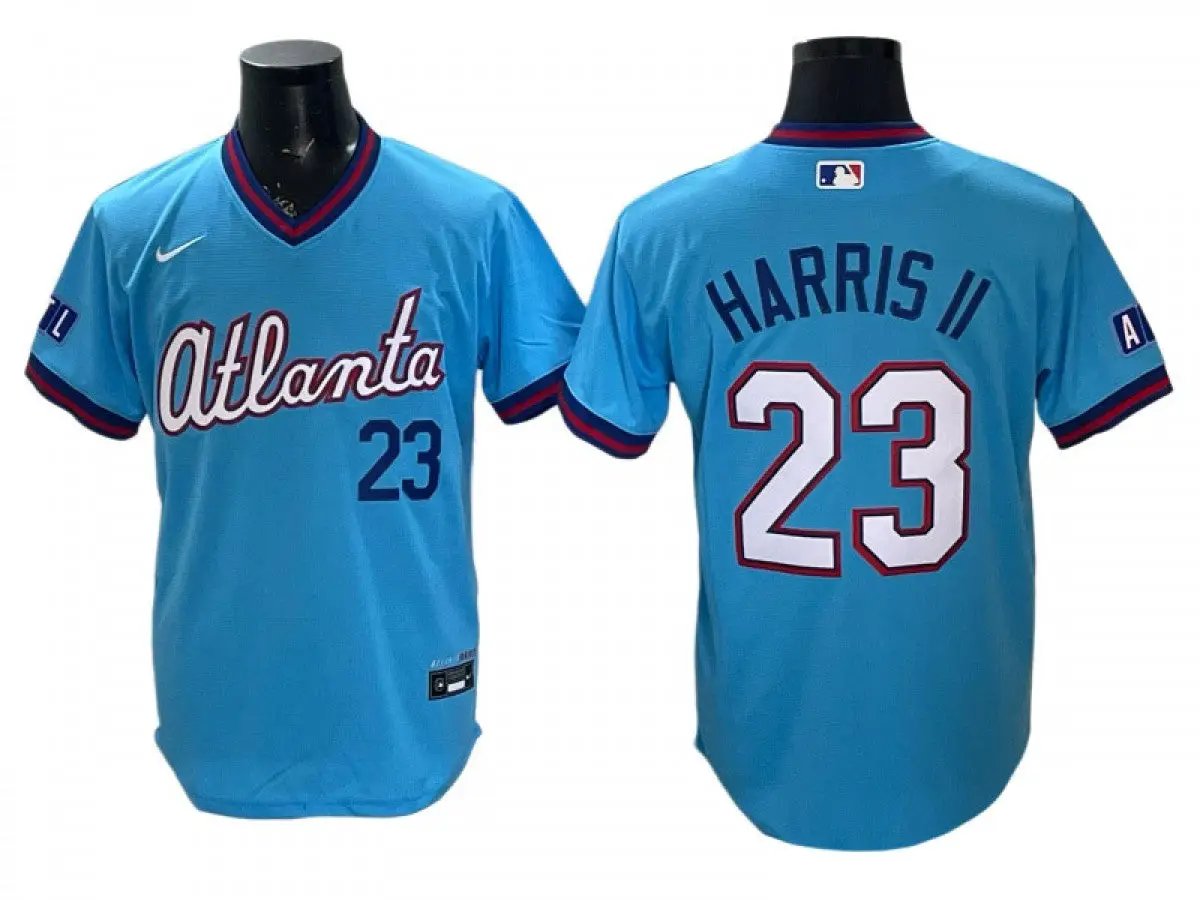 Atlanta Braves #23 Michael Harris 2026 City Connect Jersey - Powder Blue