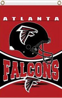 Atlanta Falcons Helmet Vertical US Flag 3X5 Ft Polyester Banner USA 90x150cm