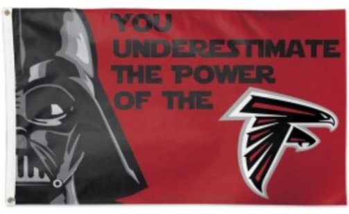 Atlanta Falcons Star Wars Flag 3X5 Ft Polyester Banner USA 90x150cm