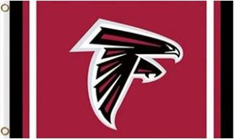 Atlanta Falcons Strip US Flag 3X5 Ft Polyester Banner USA 90x150cm