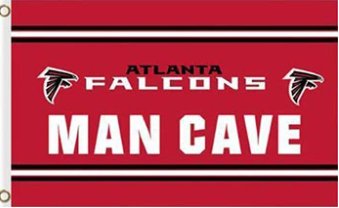 Atlanta Falcons Strip US Flag 3X5  Polyester Banner USA 90x150cm