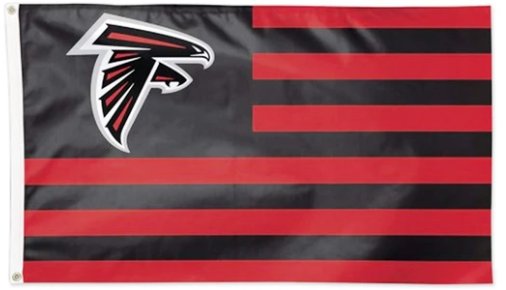 Atlanta Falcons Stripes Flag 3X5 Ft Polyester Banner USA 90x150cm