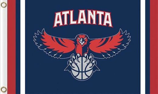 Atlanta Hawks Custom Flag 3X5Ft Polyester Banner USA Digital Printing