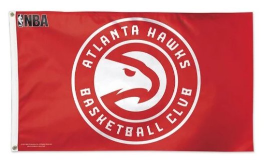 Atlanta Hawks Sport Team Flag 3X5Ft Polyester Banner USA Digital Printing