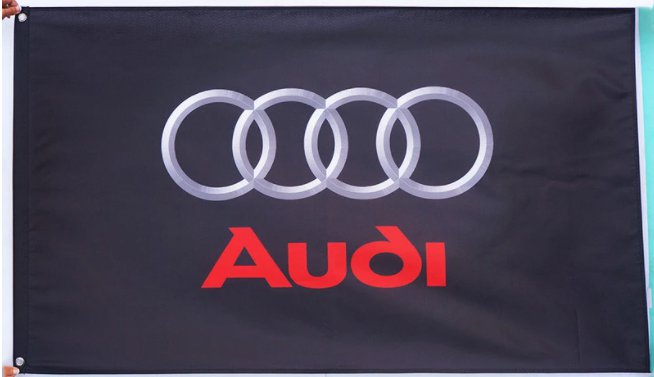 Audi Flag 3X5 Ft Polyester Banner USA 90x150cm