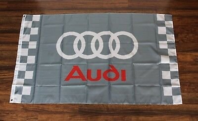 Audi Quattro German Flag 3X5 Ft Polyester Banner USA 90x150cm