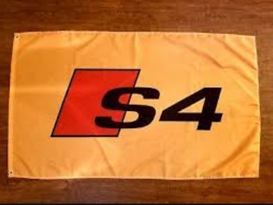 Audi Sport S4 Yellow Flag 3X5 Ft Polyester Banner USA 90x150cm'