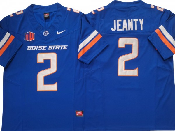 Boise State Broncos #2 Ashton Jeanty Orange Vapor F.U.S.E. Limited Jersey