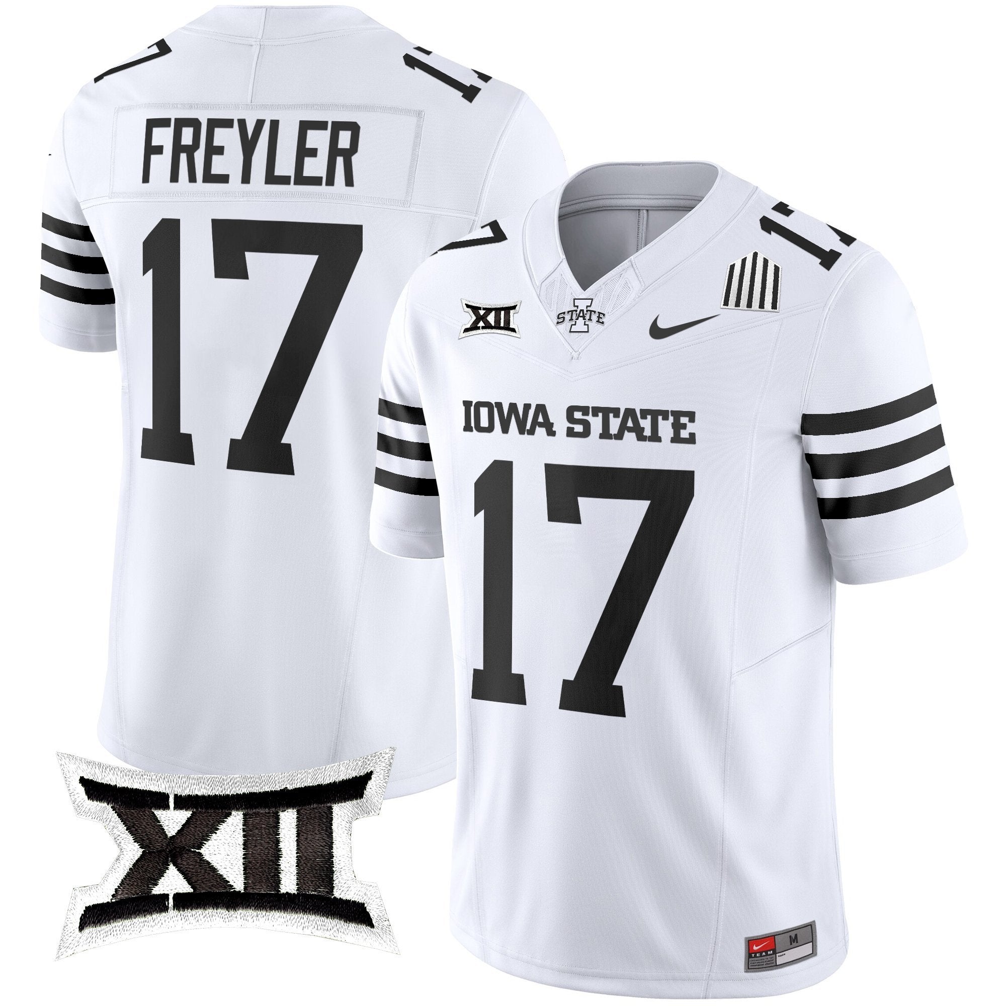 Beau Freyler Jersey #17 Iowa State Cyclones 2025 Stitched White Limited