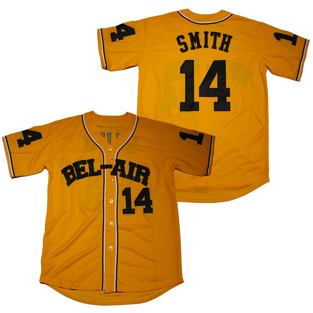 Bel-Air #14 Will Smith The Fresh Prince Movie Baseball Jersey