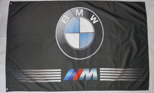 BMW M Black Flag 3X5 Ft Polyester Banner USA 90x150cm