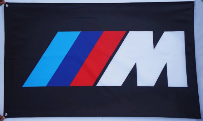 BMW M Flag 3X5 Ft Polyester Banner USA 90x150cm