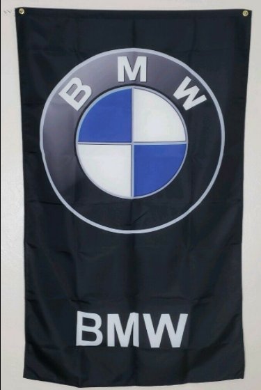 BMW M Series Car Racing Vertical Flag 3X5 Ft Polyester Banner USA 90x150cm