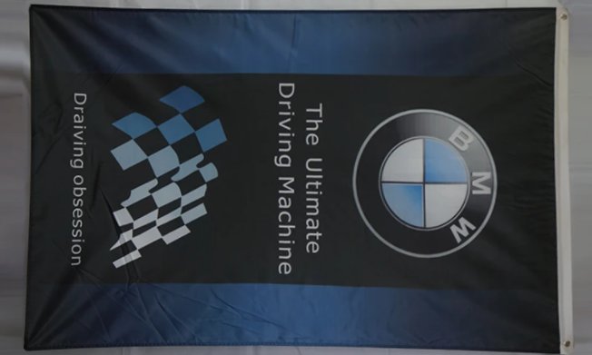 BMW Motorsport Flag 3X5 Ft Polyester 90x150cm