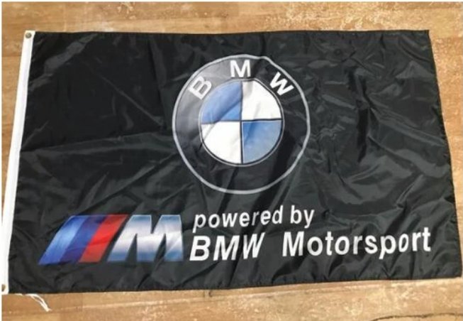 BMW Motorsport Flag 3X5 Ft Polyester USA 90x150cm