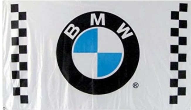 BMW Motorsport Flag White 3X5 Ft Polyester Banner USA 90x150cm