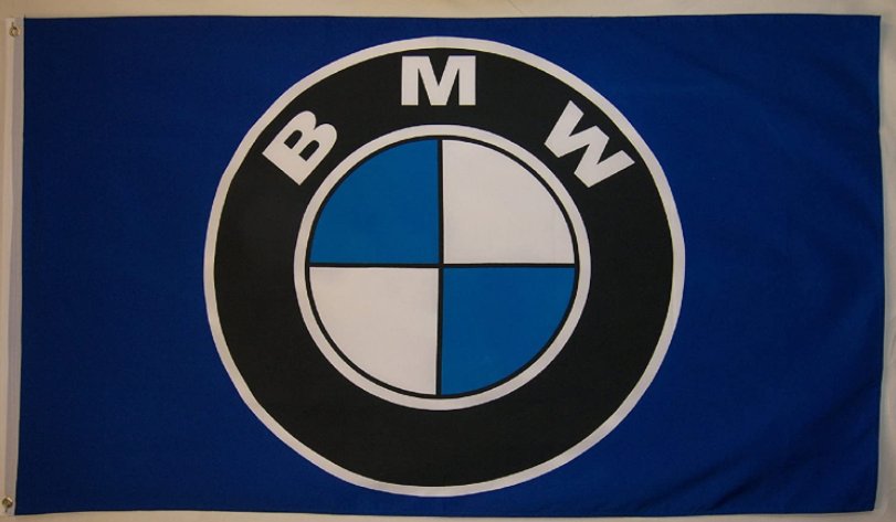 BMW Motorsport M Logo Flag 3X5 Ft Polyester Banner USA 90x150cm