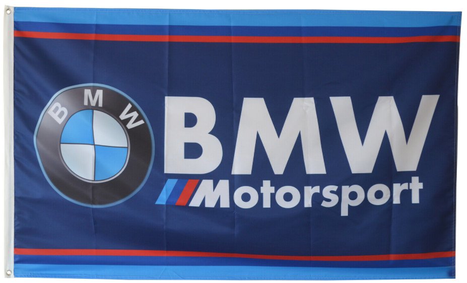 BMW Motorsport M Power Flag 3X5 Ft Polyester Banner USA 90x150cm
