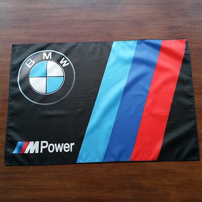BMW Motorsport M Power Flag 3X5 Ft Polyester USA 90x150cm