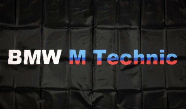 BMW Motorsport M Technic Flag 3X5 Ft Polyester Banner USA 90x150cm