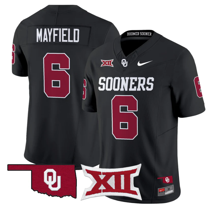 Baker Mayfield Jersey #6 Oklahoma Sooners Vapor Limited Stitched