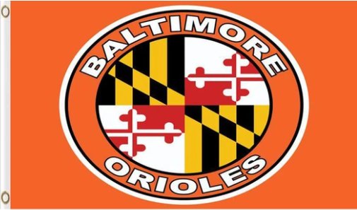 Baltimore Orioles Baseball Club flag 3X5Ft Banner USA Polyester with Brass Grommets - 21