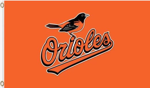 Baltimore Orioles Baseball Team Orange flag 3X5Ft Banner USA Polyester with Brass Grommets - 25