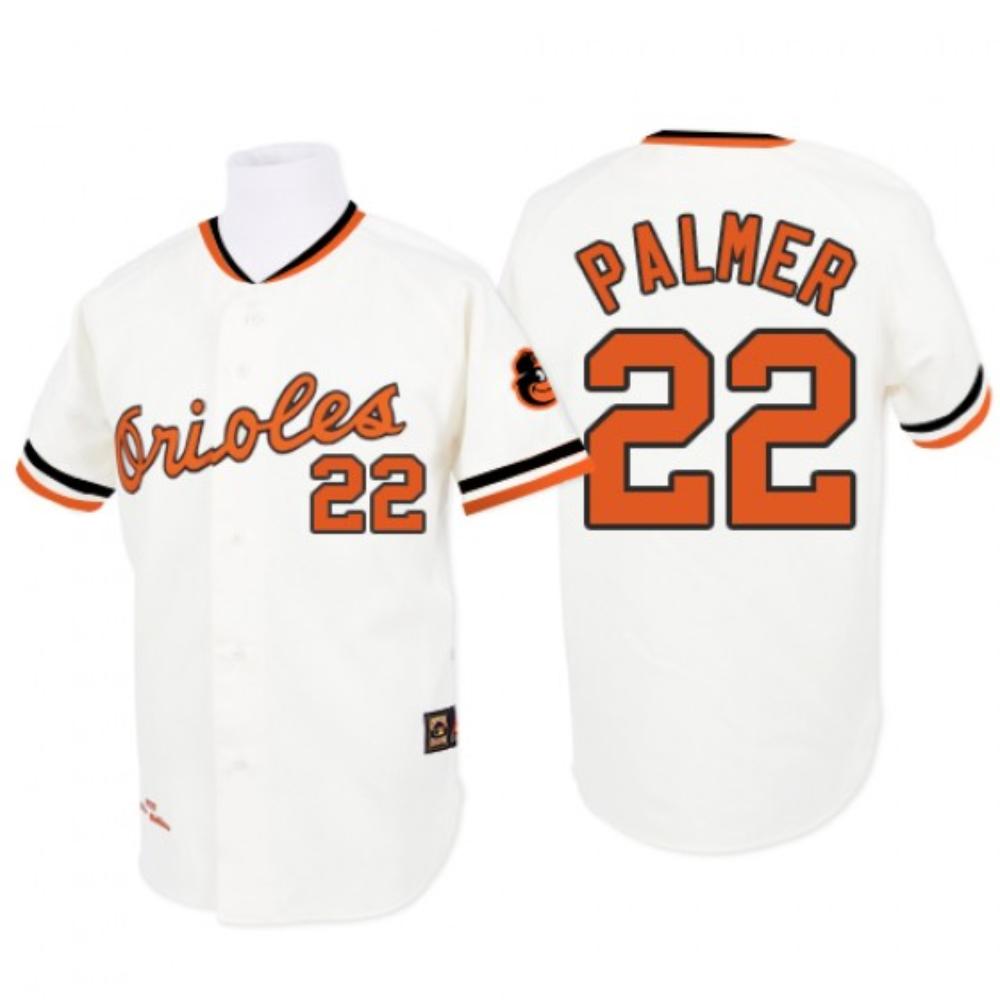 Baltimore Orioles Jim Palmer White 1970 Throwback Jersey