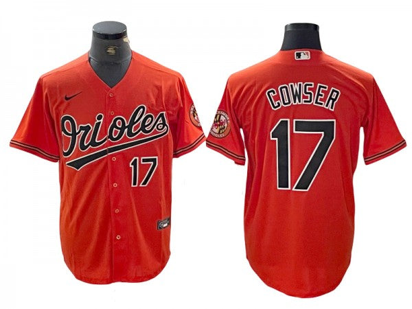 Baltimore Orioles #17 Colton Cowser White Cool Base Jersey
