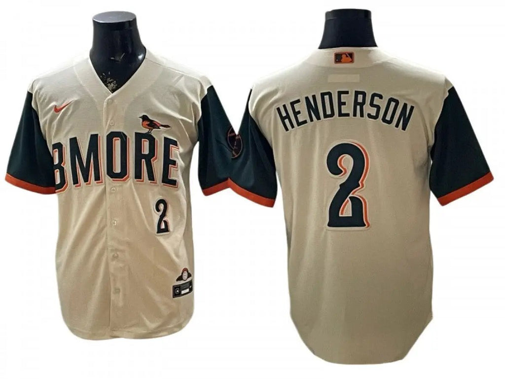 Baltimore Orioles #2 Gunnar Henderson 2026 City Connect Limited Jersey - Cream