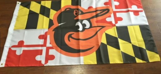 Baltimore Orioles flag 3X5Ft Banner USA Polyester with Brass Grommets - 1