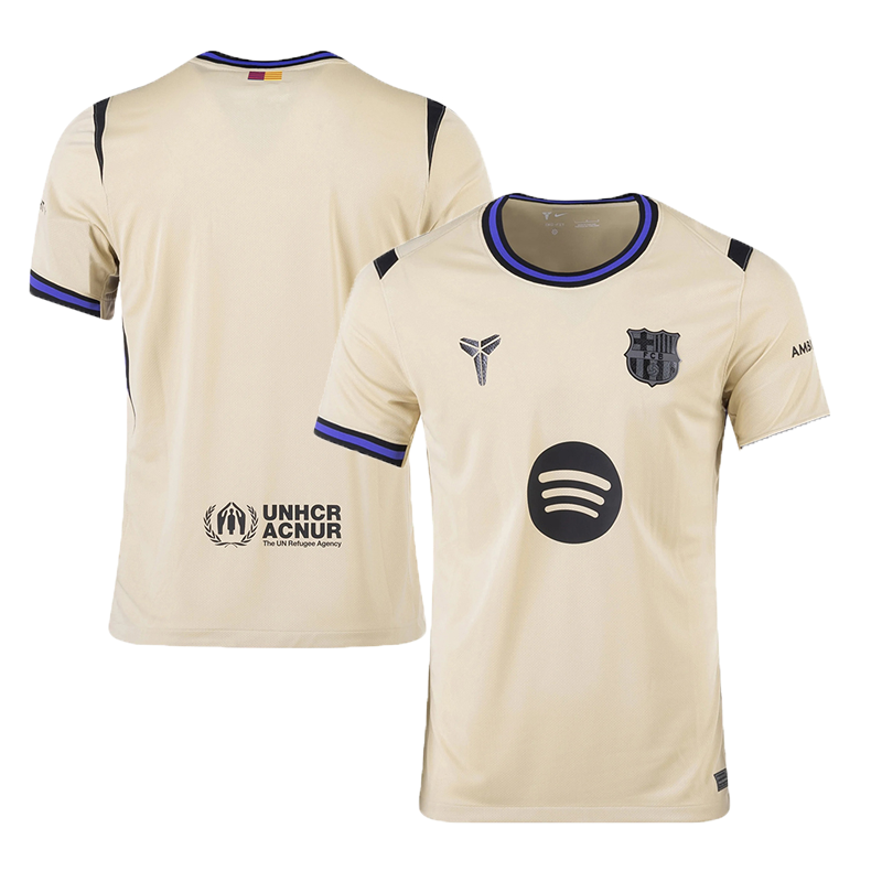Barcelona 2025-26 Away Jersey – Cream