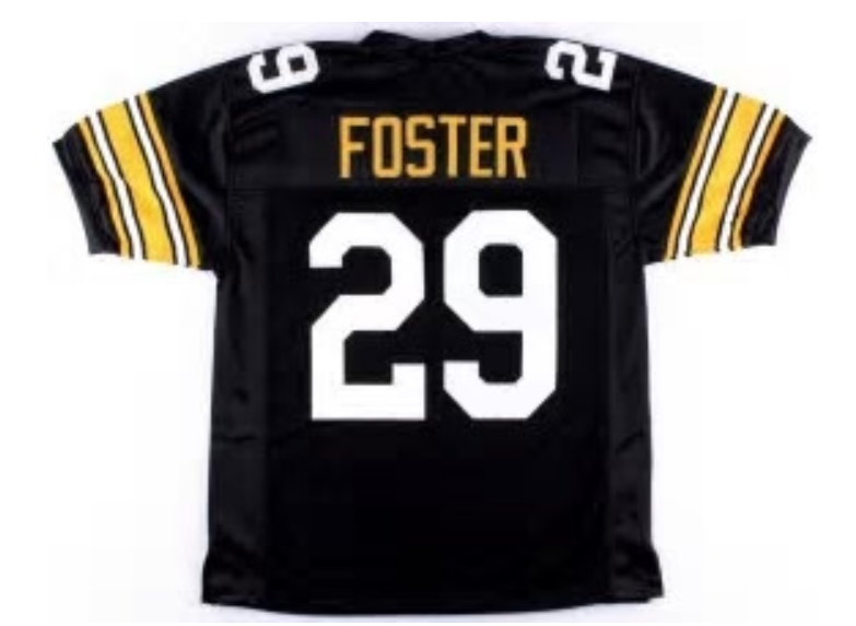 Barry Foster Jersey Pittsburgh Steelers Custom Throwback Football