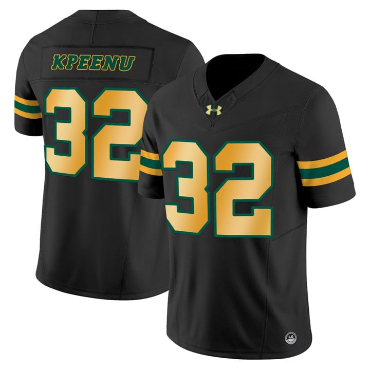 Barry Kpeenu Jersey #32 North Dakota State Bison Limited Stitched Black