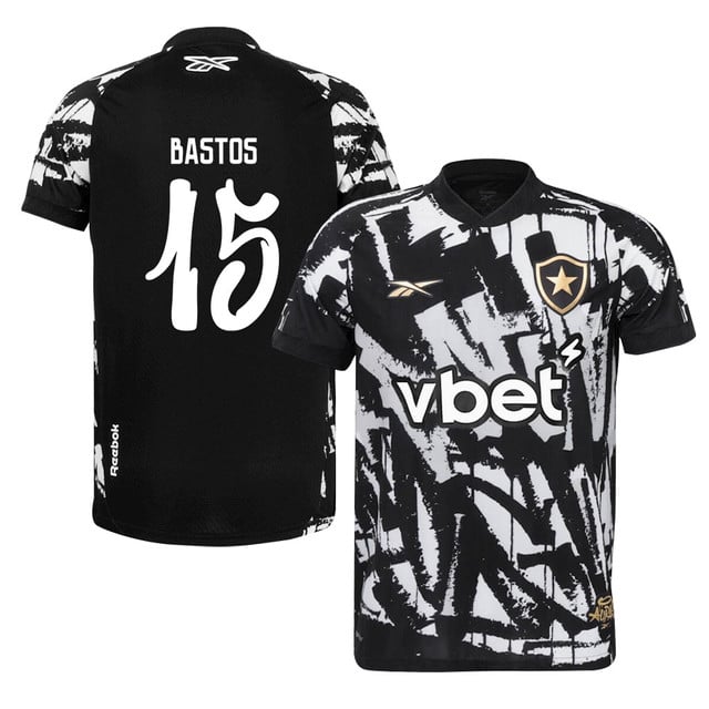 Bastos #15 Botafogo 2025-26 Fourth Jersey – Black