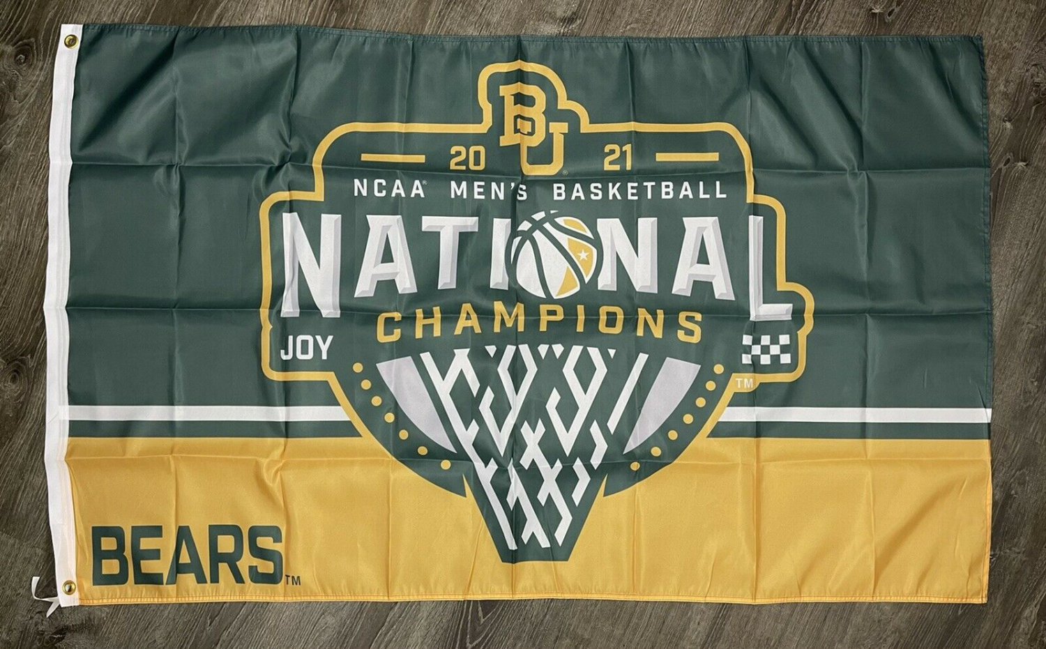 Baylor Bears Flag 3x5 ft Basketball National Championship Banner Man-Cave
