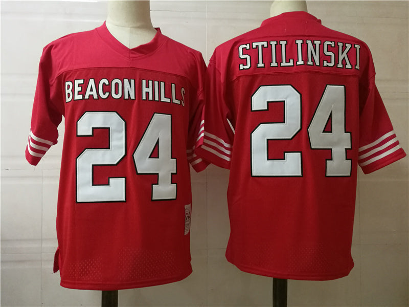 Beacon Hills #24 Stilinski College Football Jersey