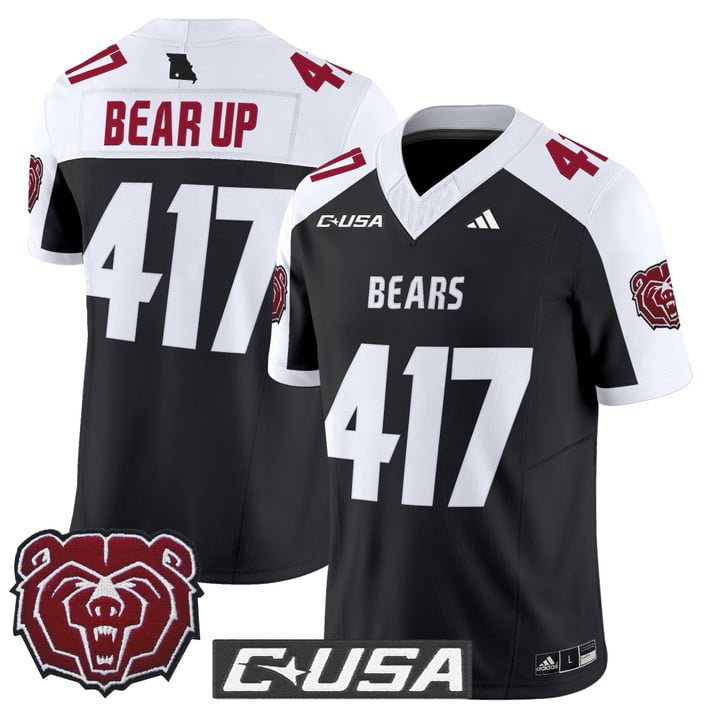 Bear Up Jersey #417 Missouri State Bears 2025 Vapor Limited Stitched