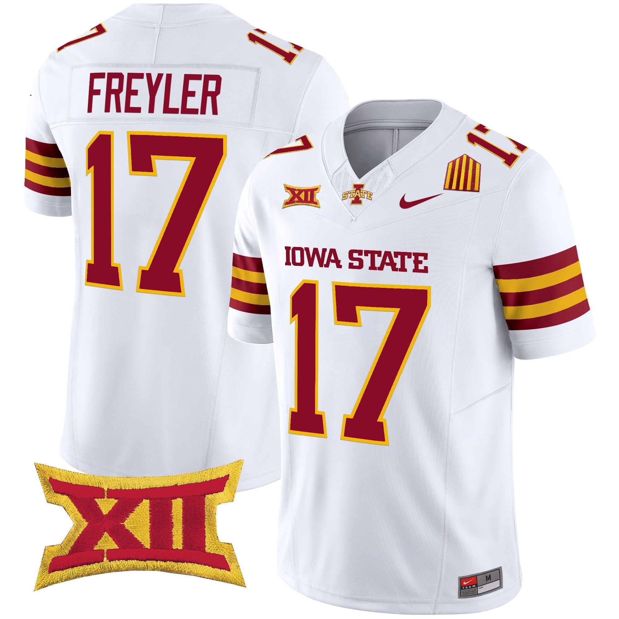 Beau Freyler Jersey #17 Iowa State Cyclones 2025 Stitched White